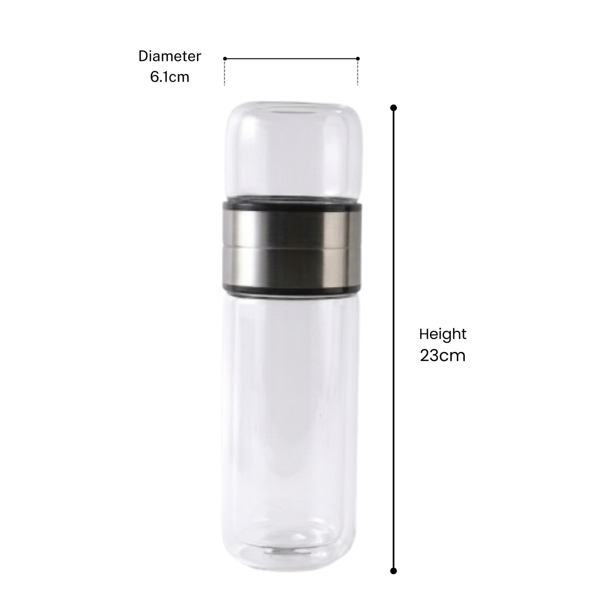 Portable tea infuser bottle