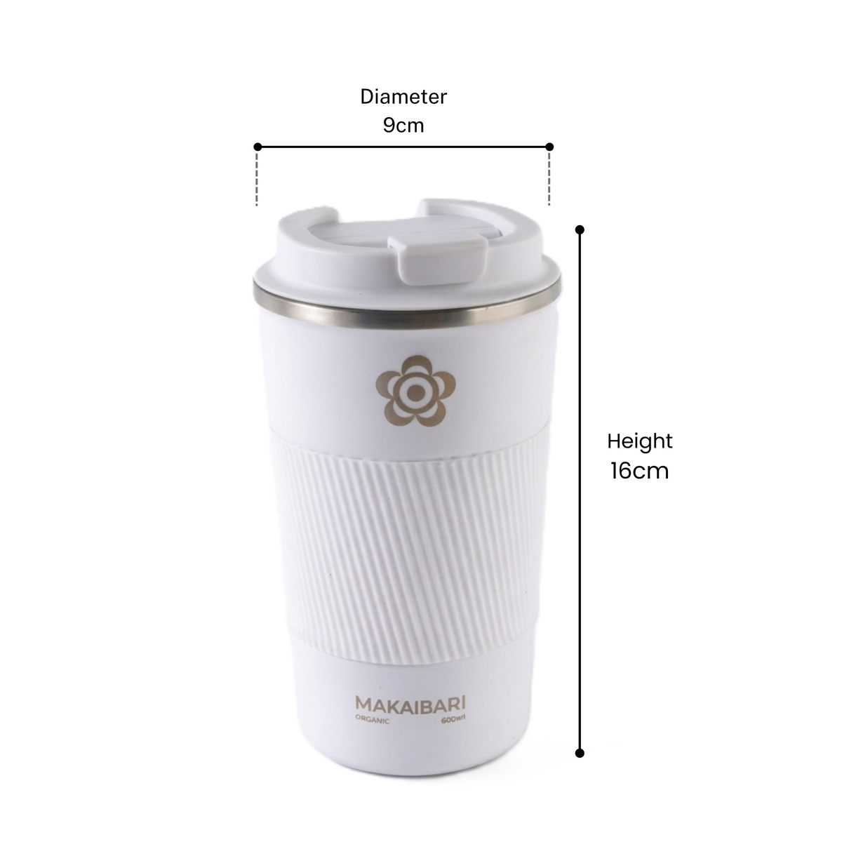 Makaibari Stainless Steel Tranquility Tumbler - 400 ML