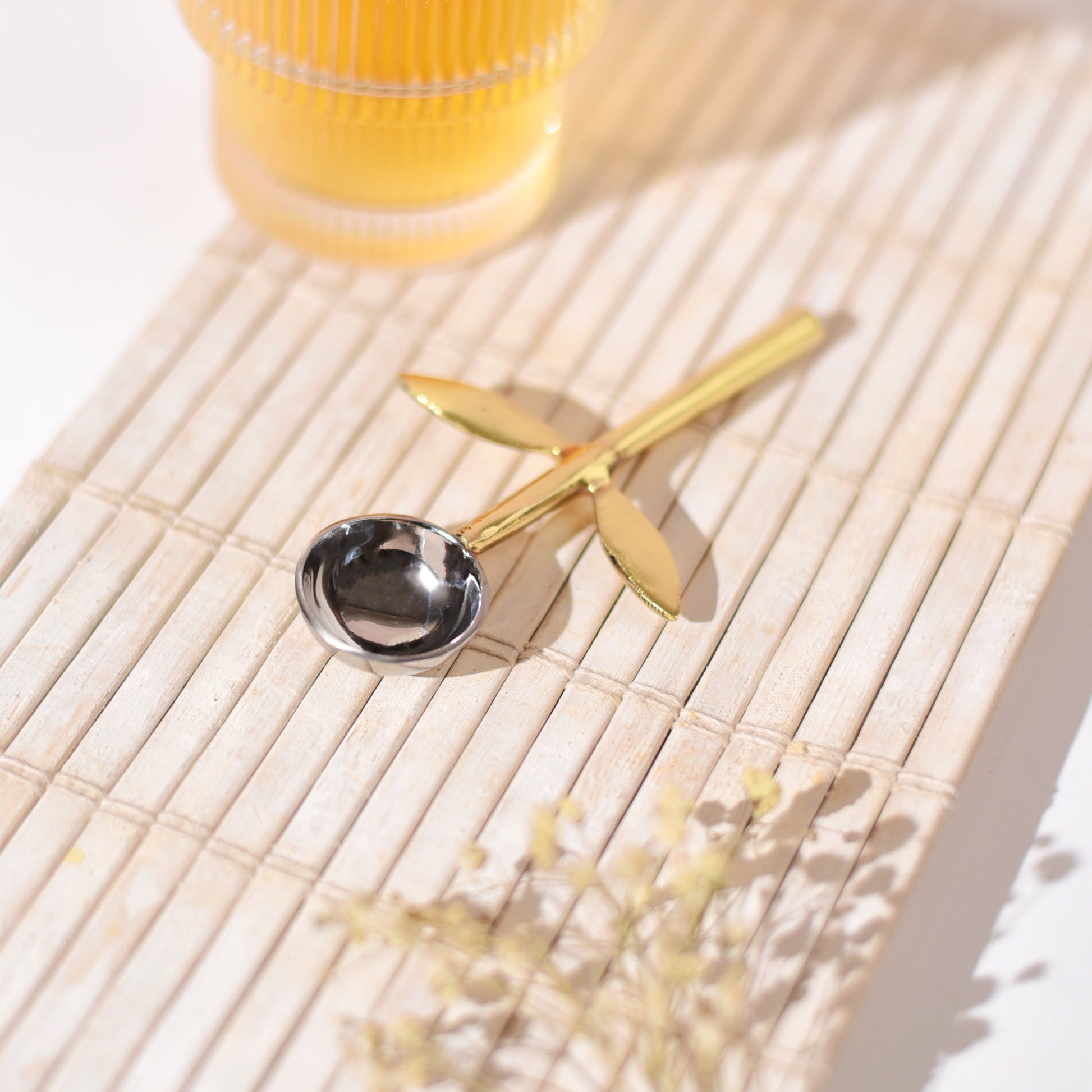 Golden Petal Spoon - 1 Pc - MAKAIBARI TEA