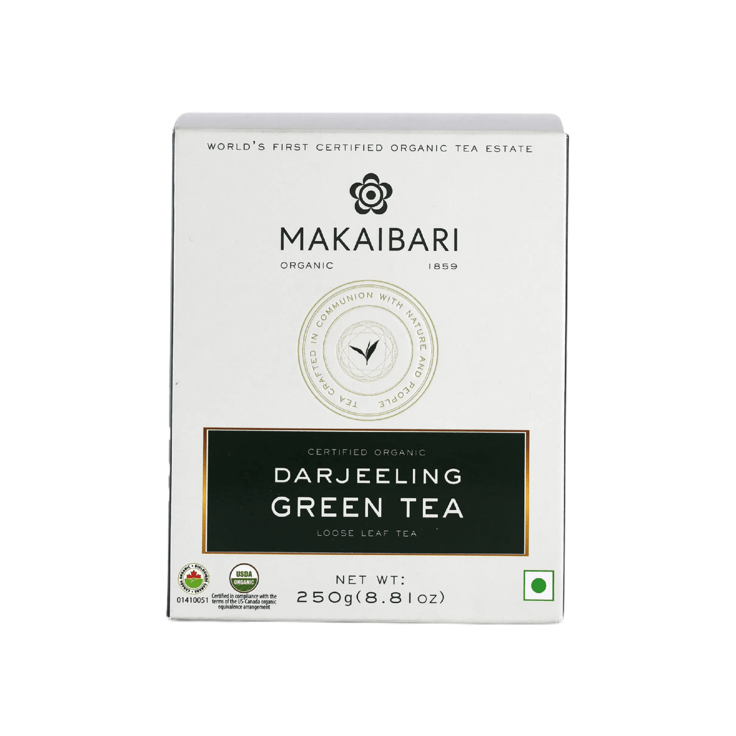 Makaibari Darjeeling Green Tea | 250 gm Loose Tea | Loose Green Tea Pack - MAKAIBARI TEA