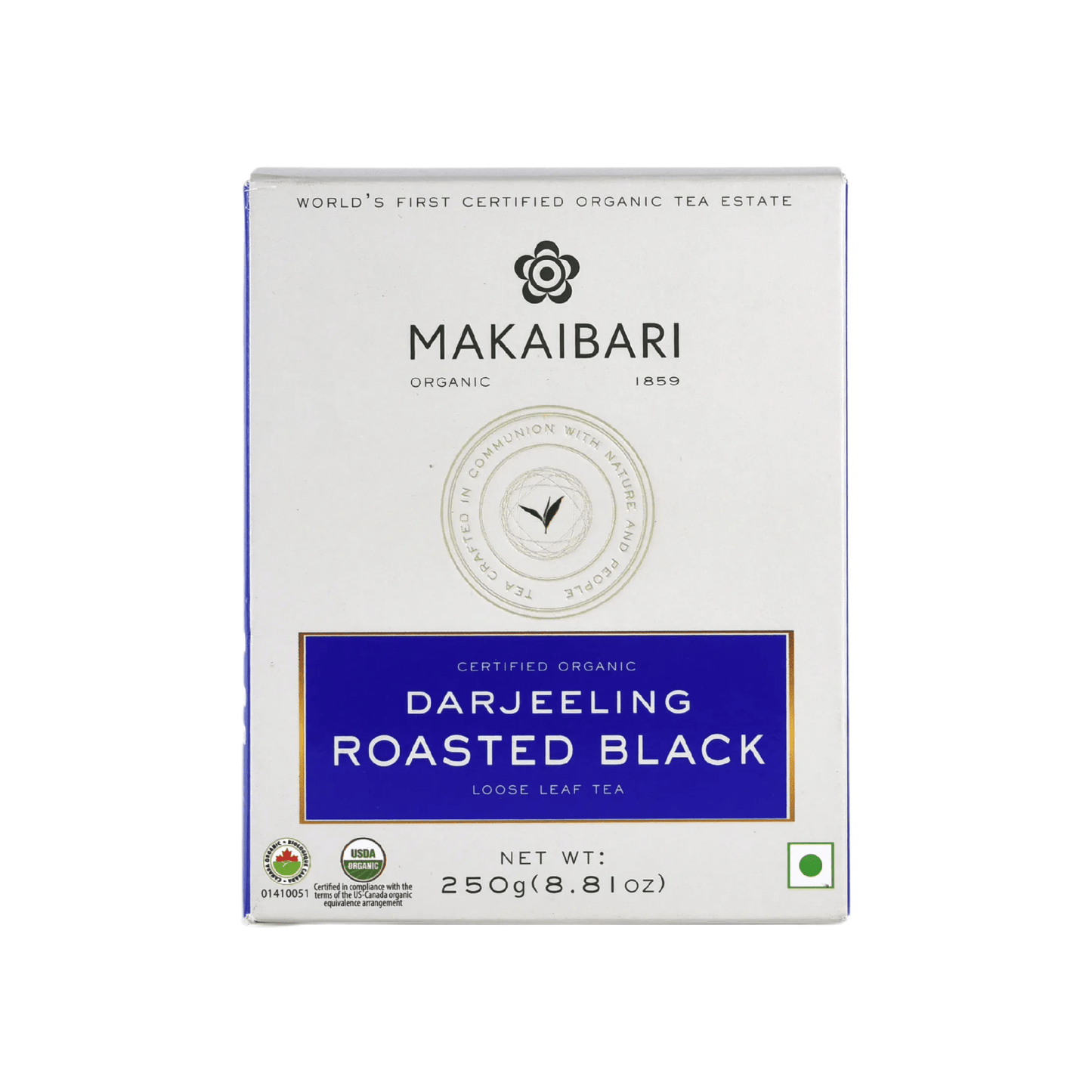 Makaibari Roasted Black Darjeeling Tea | 250 gm Loose Tea | Roasted Loose Black Tea Packed - MAKAIBARI TEA