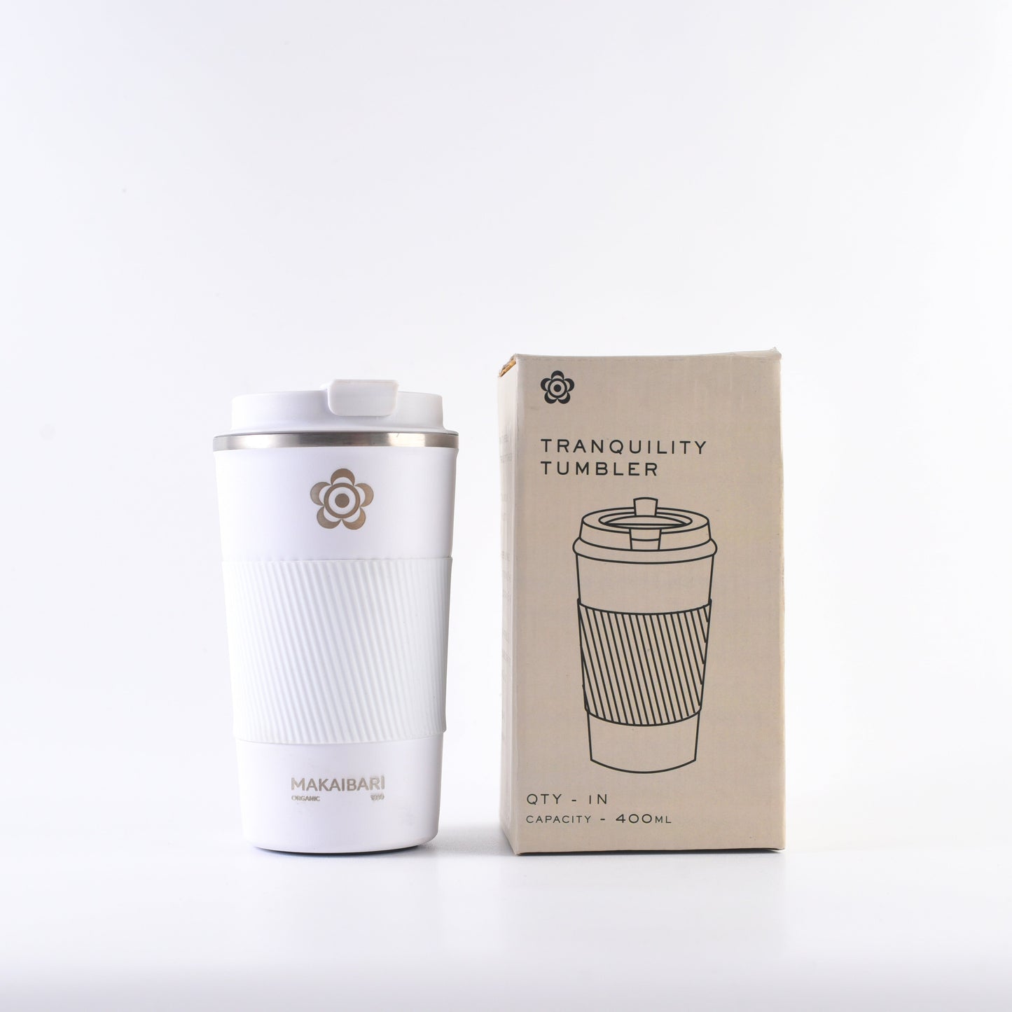 Makaibari Stainless Steel Tranquility Tumbler - 400 ML - MAKAIBARI TEA