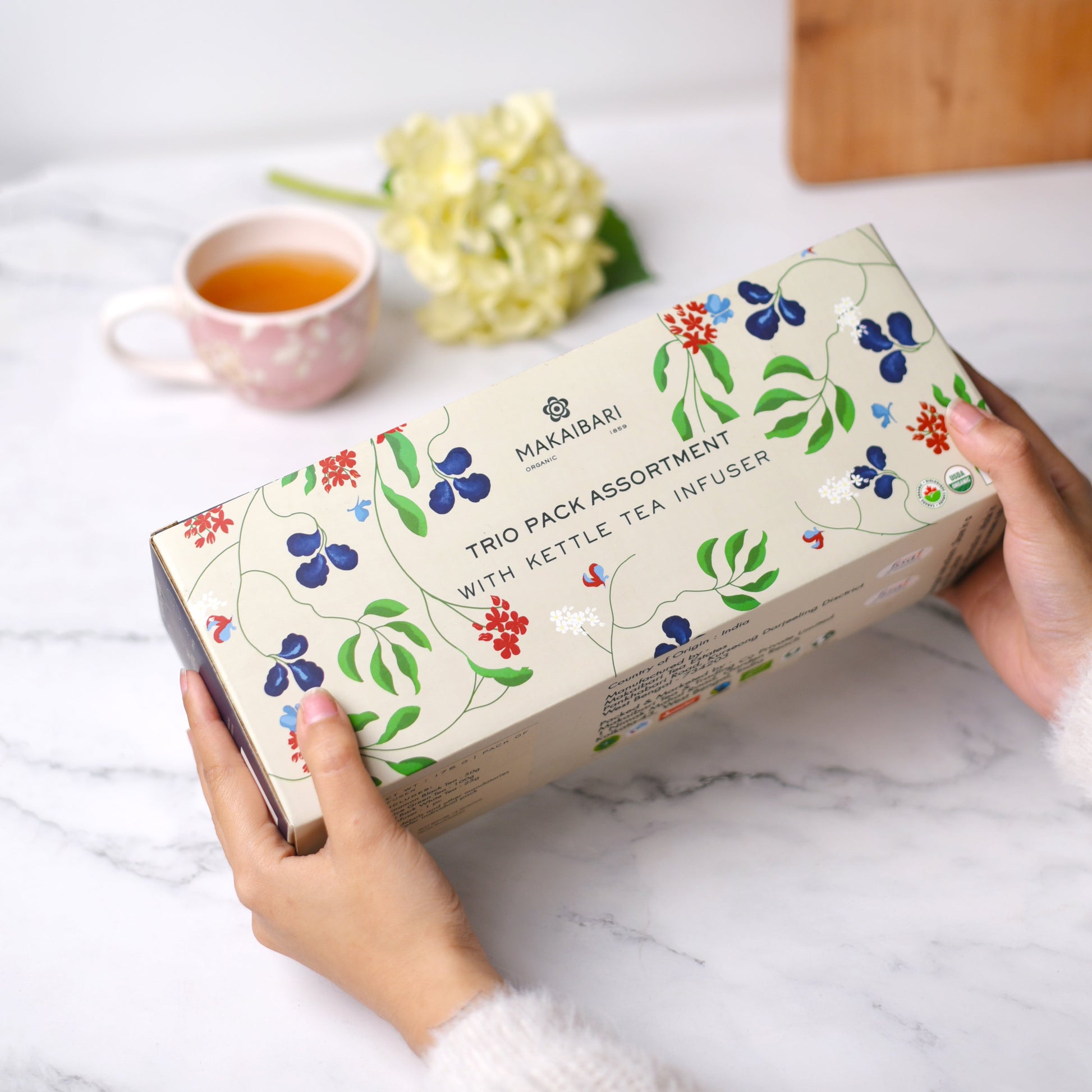 Winter Teas Trio Assortment With Infuser - MAKAIBARI TEA