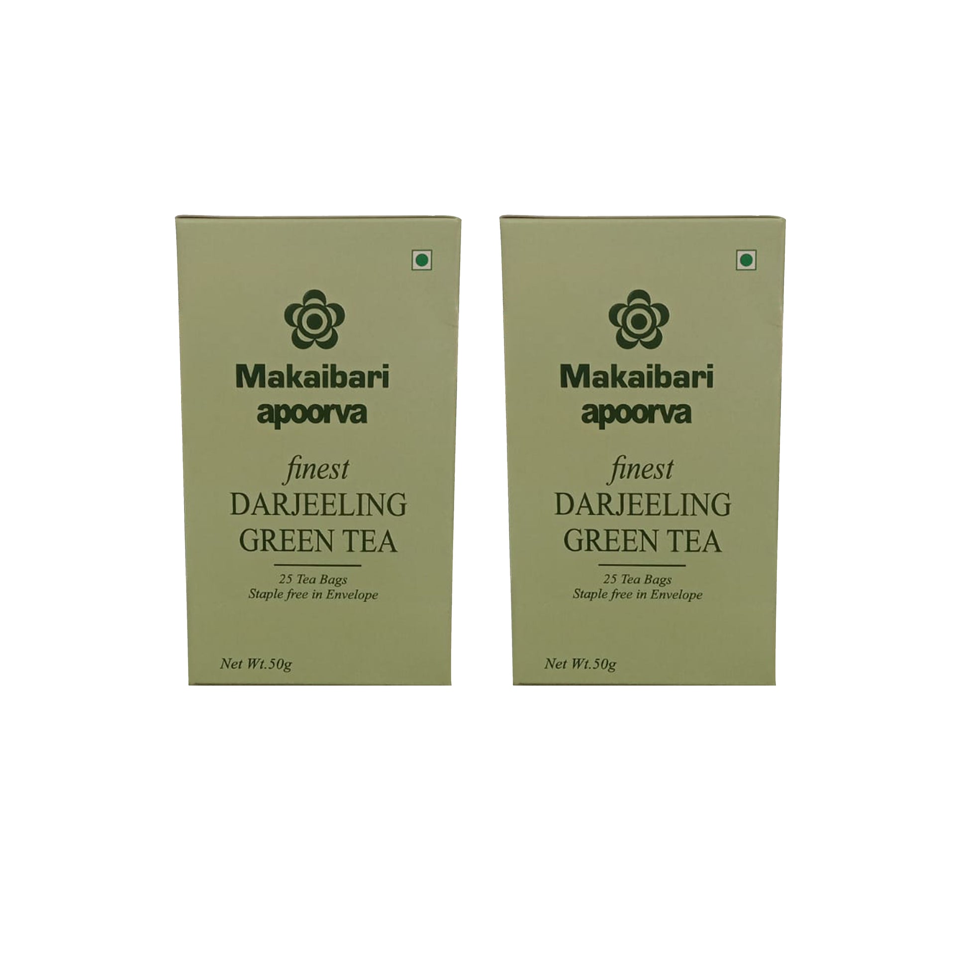 Apoorva Green Tea Bag (25 Tea Bags) - MAKAIBARI TEA
