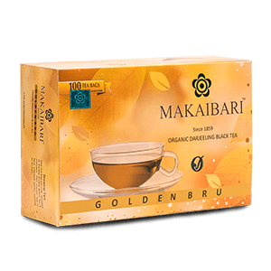 Golden Bru (100 Tea Bags) Darjeeling Black Tea - MAKAIBARI TEA