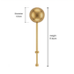 Brass Loose Tea Sliding Infuser