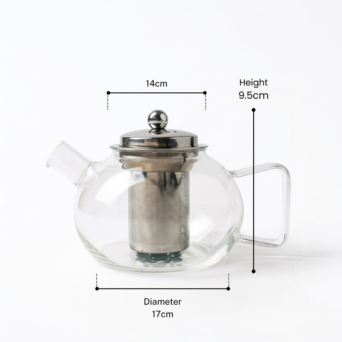 Classic Glass Teapot With Infuser 1000 ml