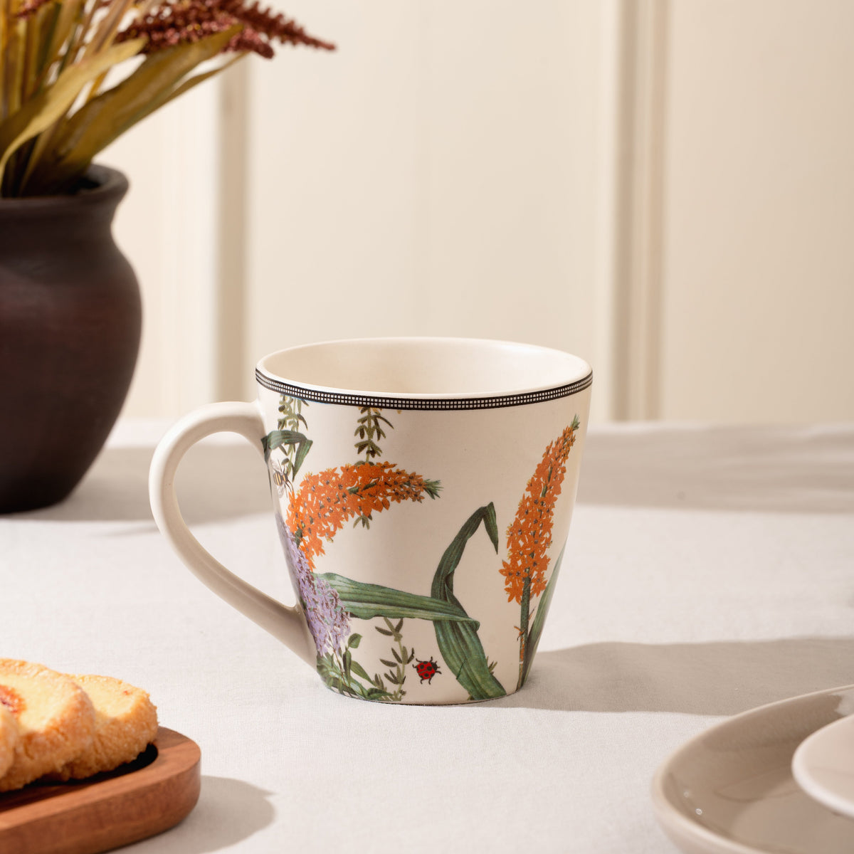 Botanical Ceramic Cup