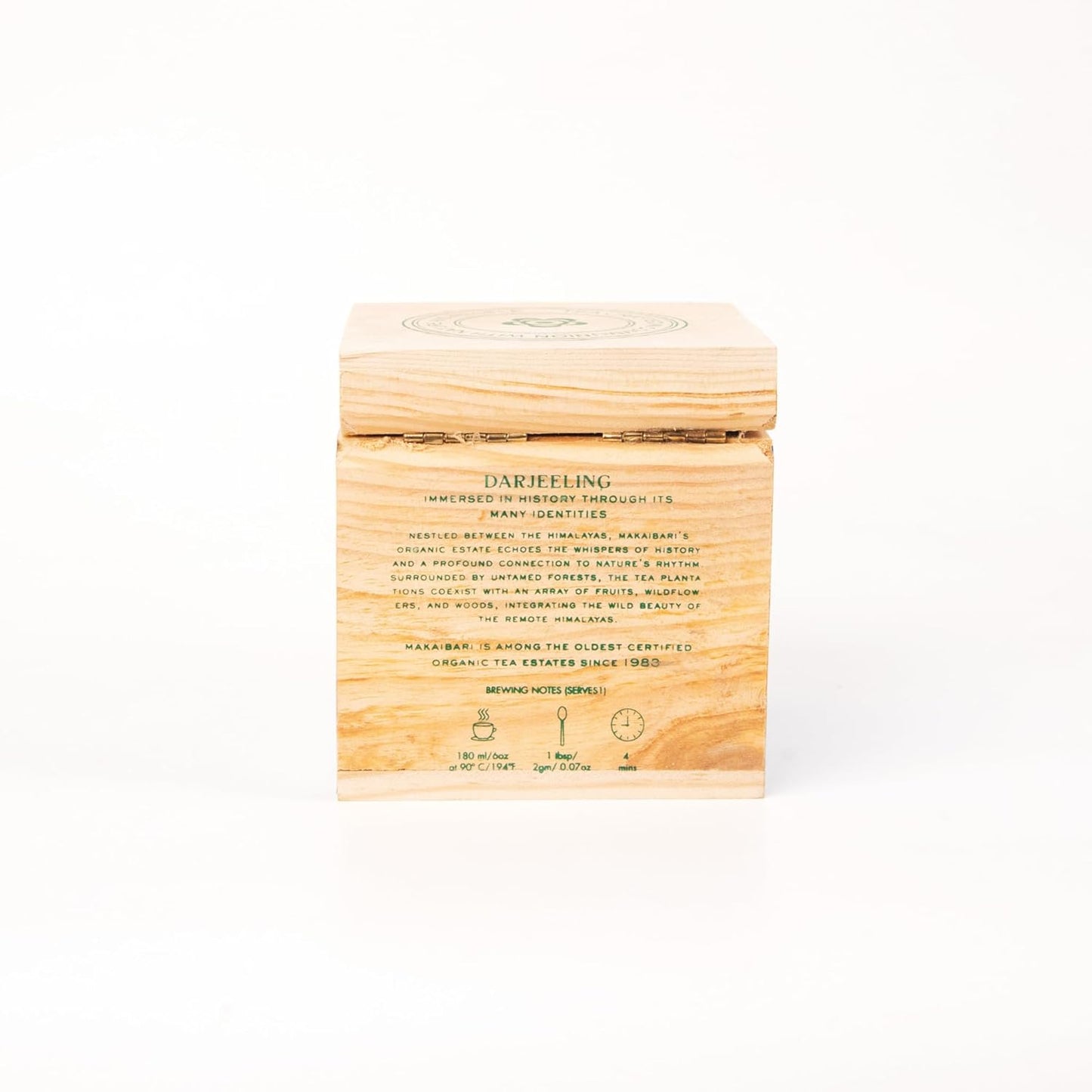 Darjeeling Roasted Tea Chestlet - Organic Tea