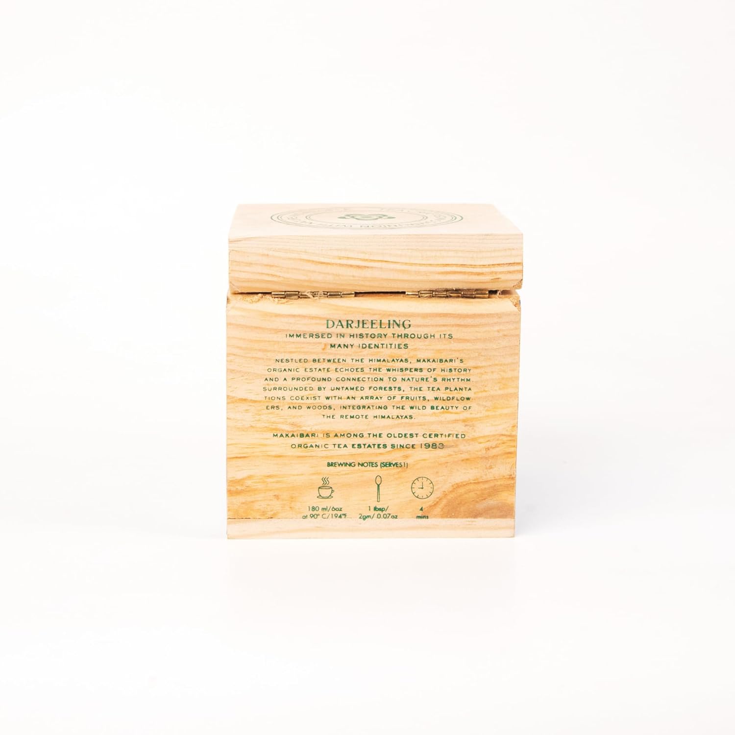 Darjeeling Roasted Tea Chestlet - Organic Tea