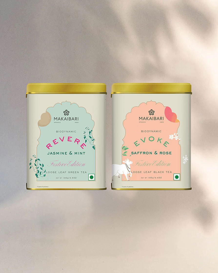 Festive Pack Tea Assortment - Jasmine & Saffron Tea 