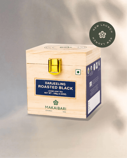 Fresh Darjeeling Roasted Black Tea Chestlet