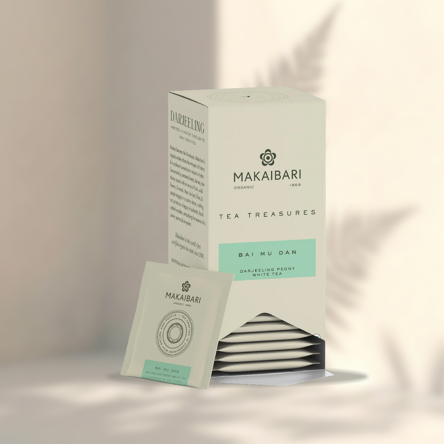 Makaibari Bai Mu Dan | 25 Tea Bags | Tea Treasure White Tea