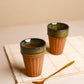 Classic Clay Chai Cup Red Matt Finish 2 Pcs