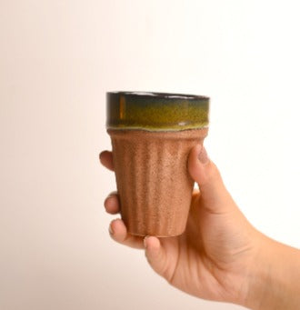 Classic Clay Chai Cup Red Matt Finish 4 Pcs