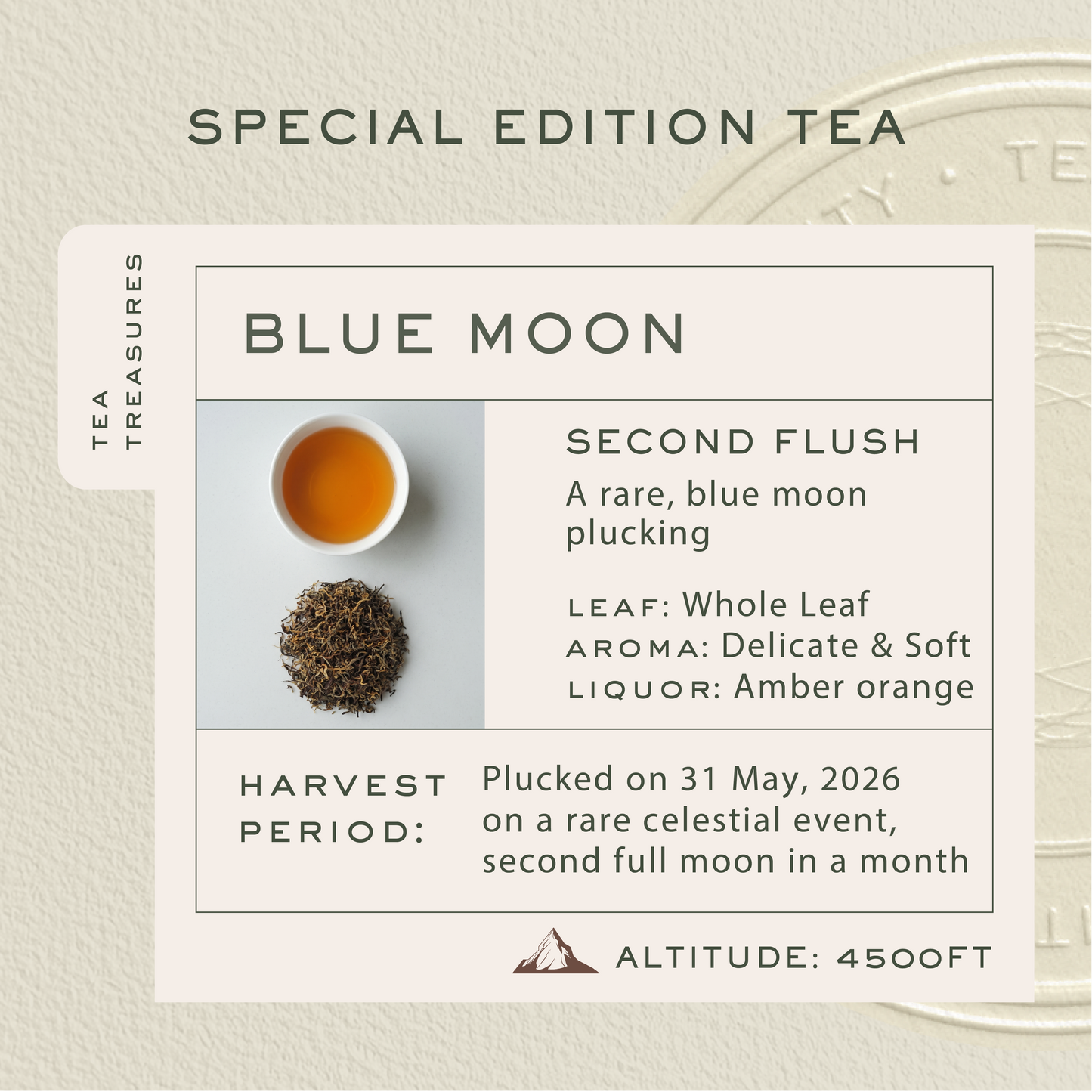 Blue Moon Reserve | 25 gm Loose Leaf Black | Limited Edition