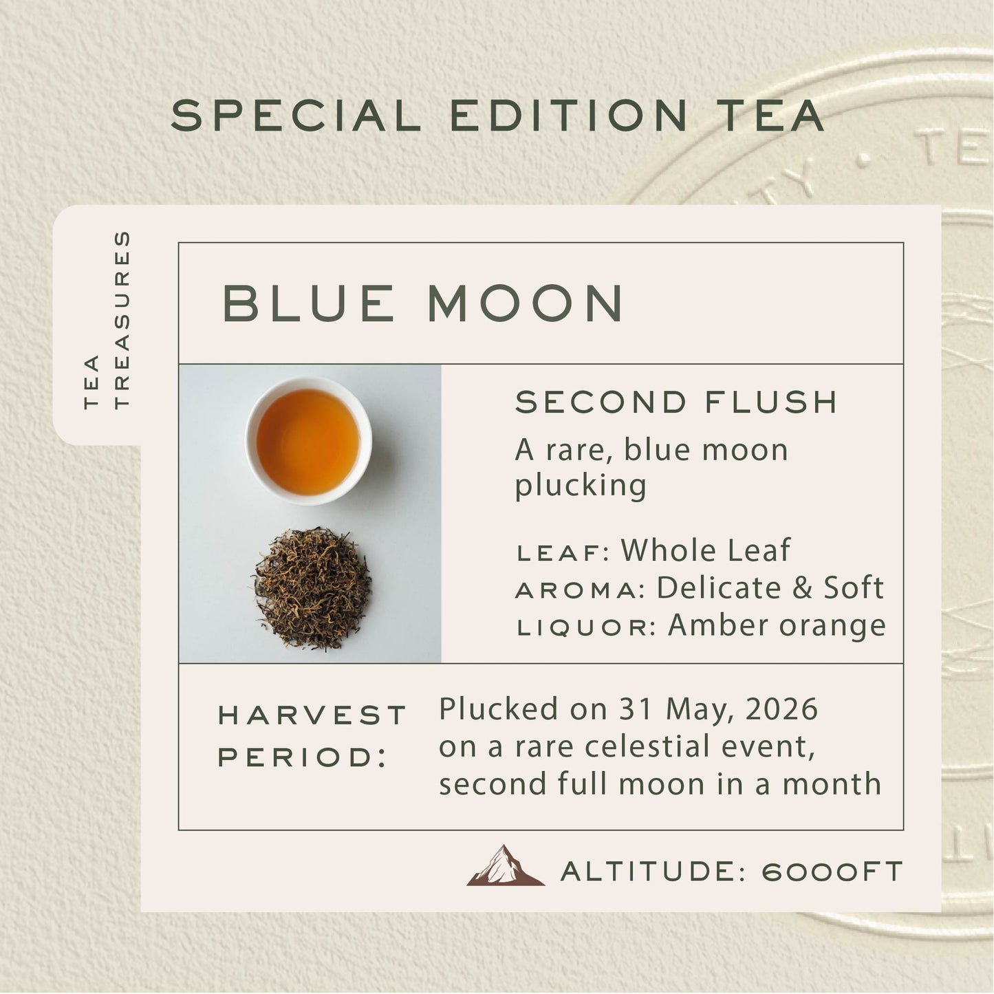 Blue Moon Reserve | 25 gm Loose Leaf Black | Limited Edition