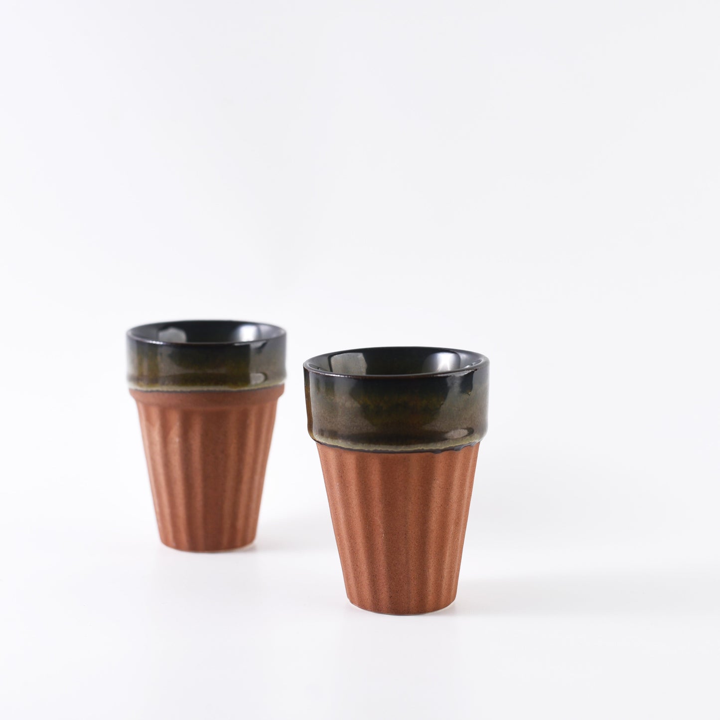 Classic Clay Chai Cup Red Matt Finish 2 Pcs - MAKAIBARI TEA