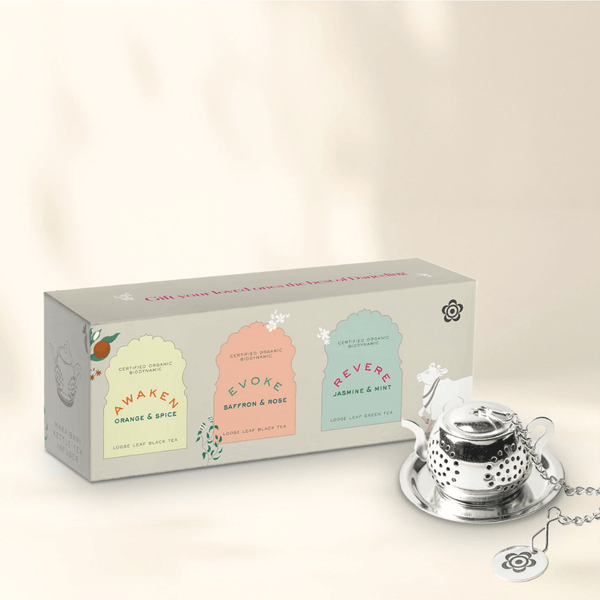 Festive Season Trio with Kettle Tea Infuser - Makaibari Tea