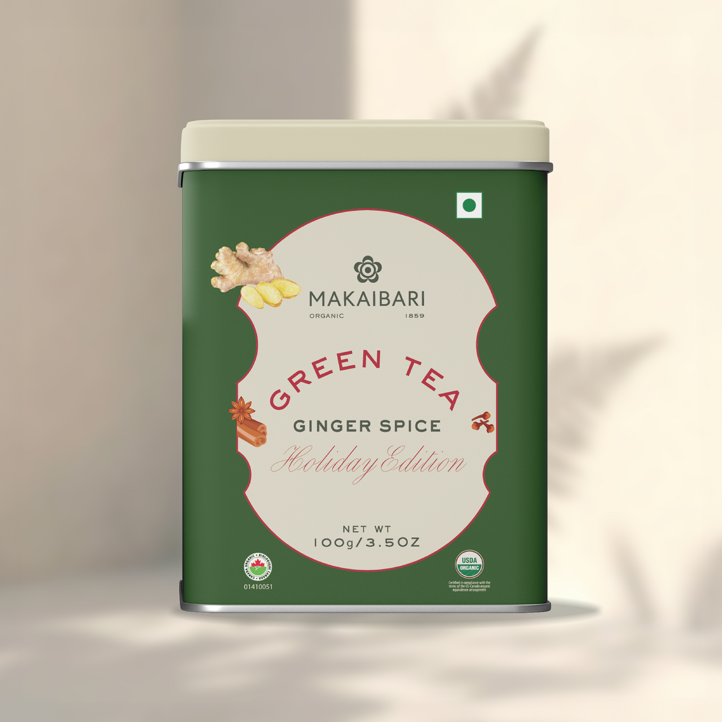 Holiday Edition : Ginger Spice Green Tea