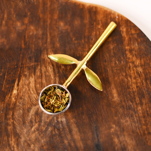 Golden Petal Spoon - 1 Pc - MAKAIBARI TEA