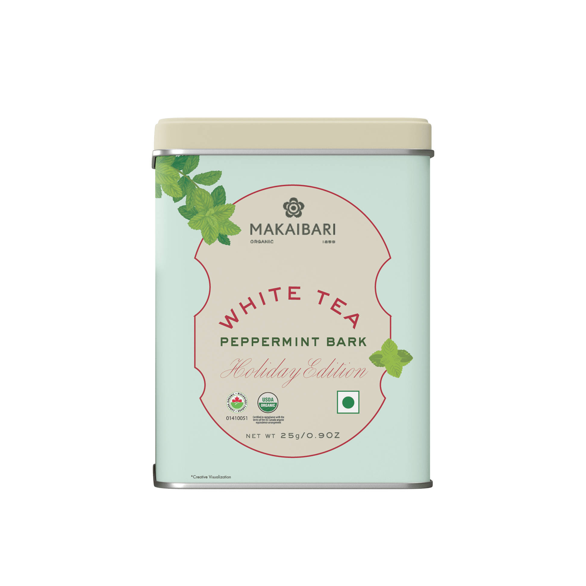 Holiday Edition : White Peppermint Bark - Makaibari Tea
