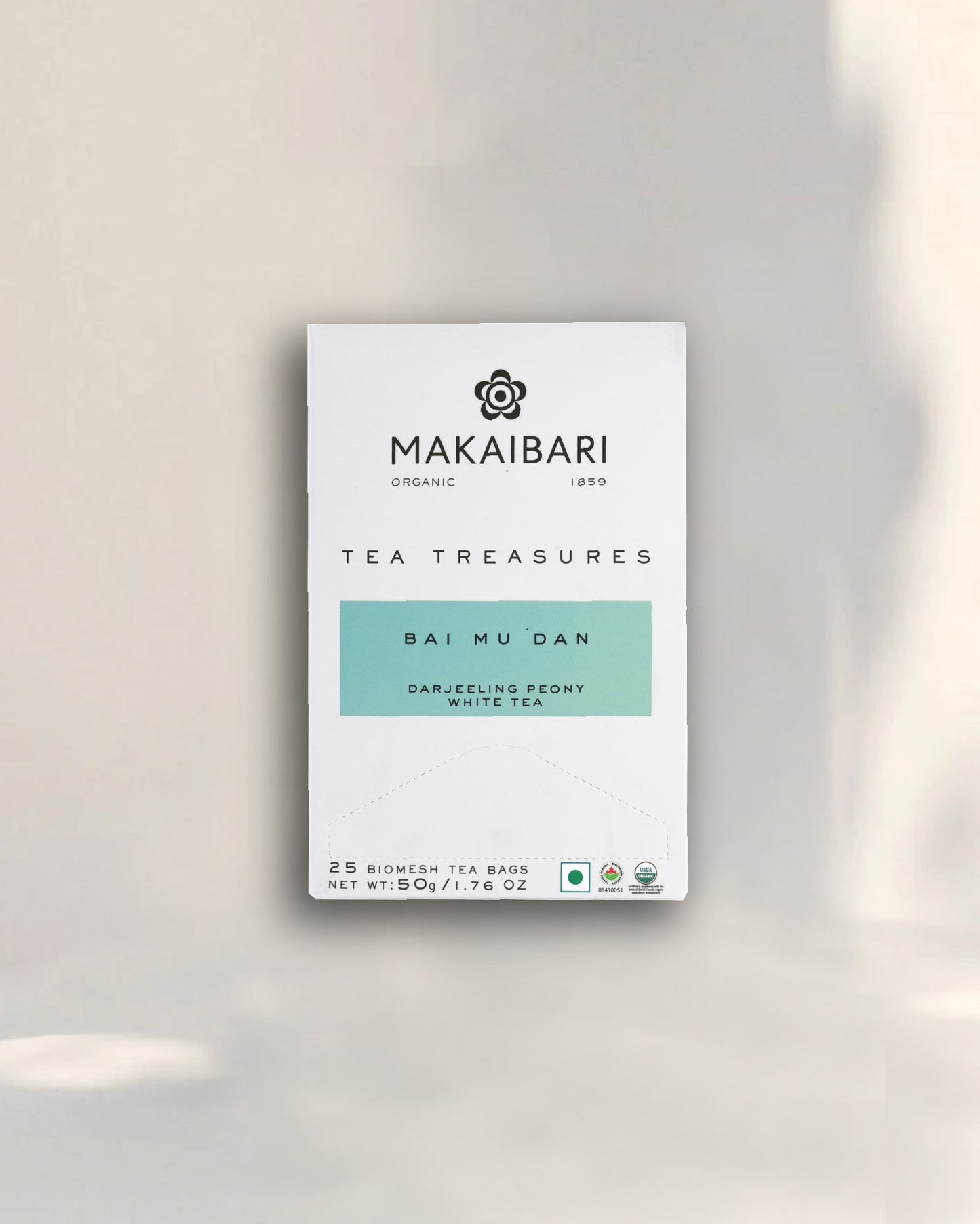 Makaibari Bai Mu Dan | 25 Tea Bags | Tea Treasure White Tea - MAKAIBARI TEA