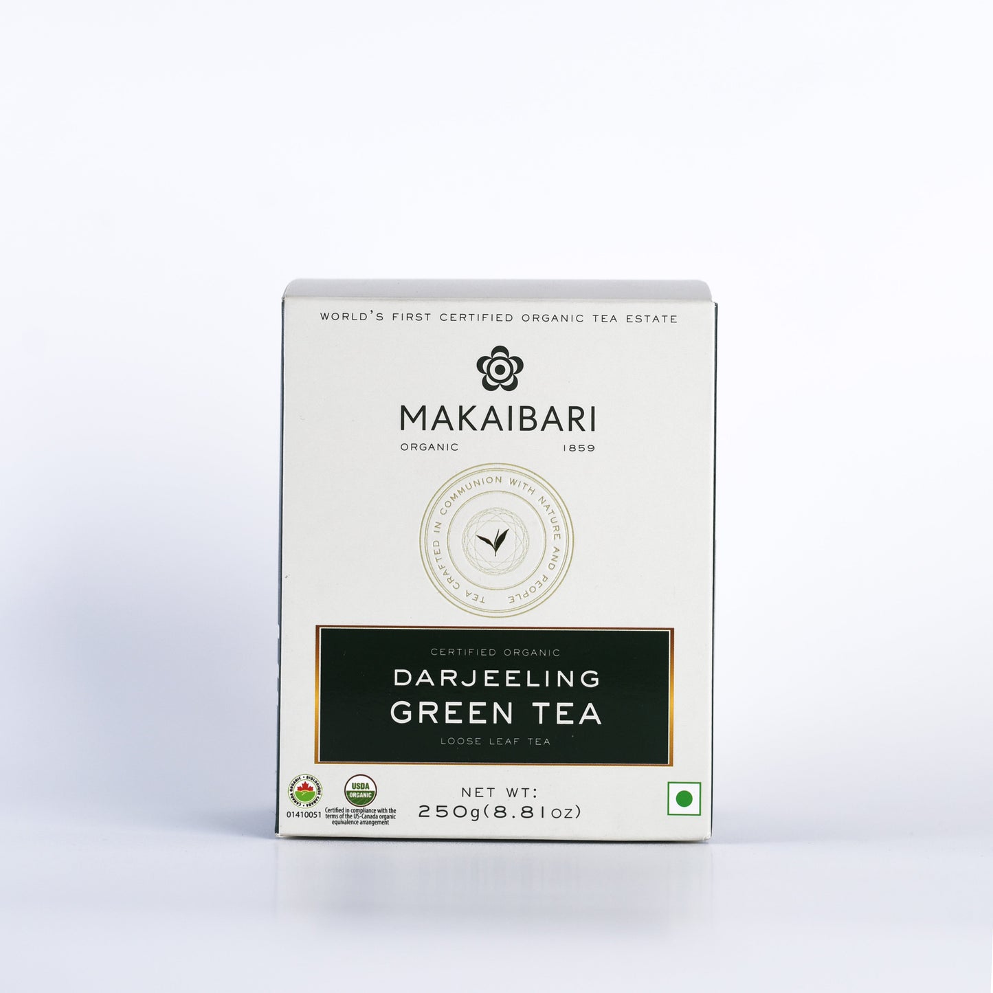 Makaibari Darjeeling Green Tea | 250 gm Loose Tea | Loose Green Tea Pack - MAKAIBARI TEA