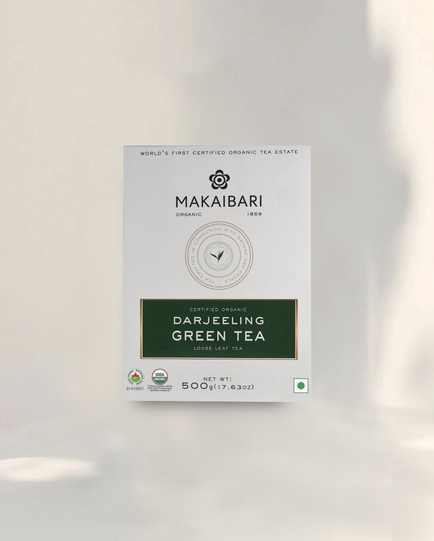 Makaibari Darjeeling Green Tea | 500 gm Loose Tea | Green Tea Loose Tea Pack - MAKAIBARI TEA