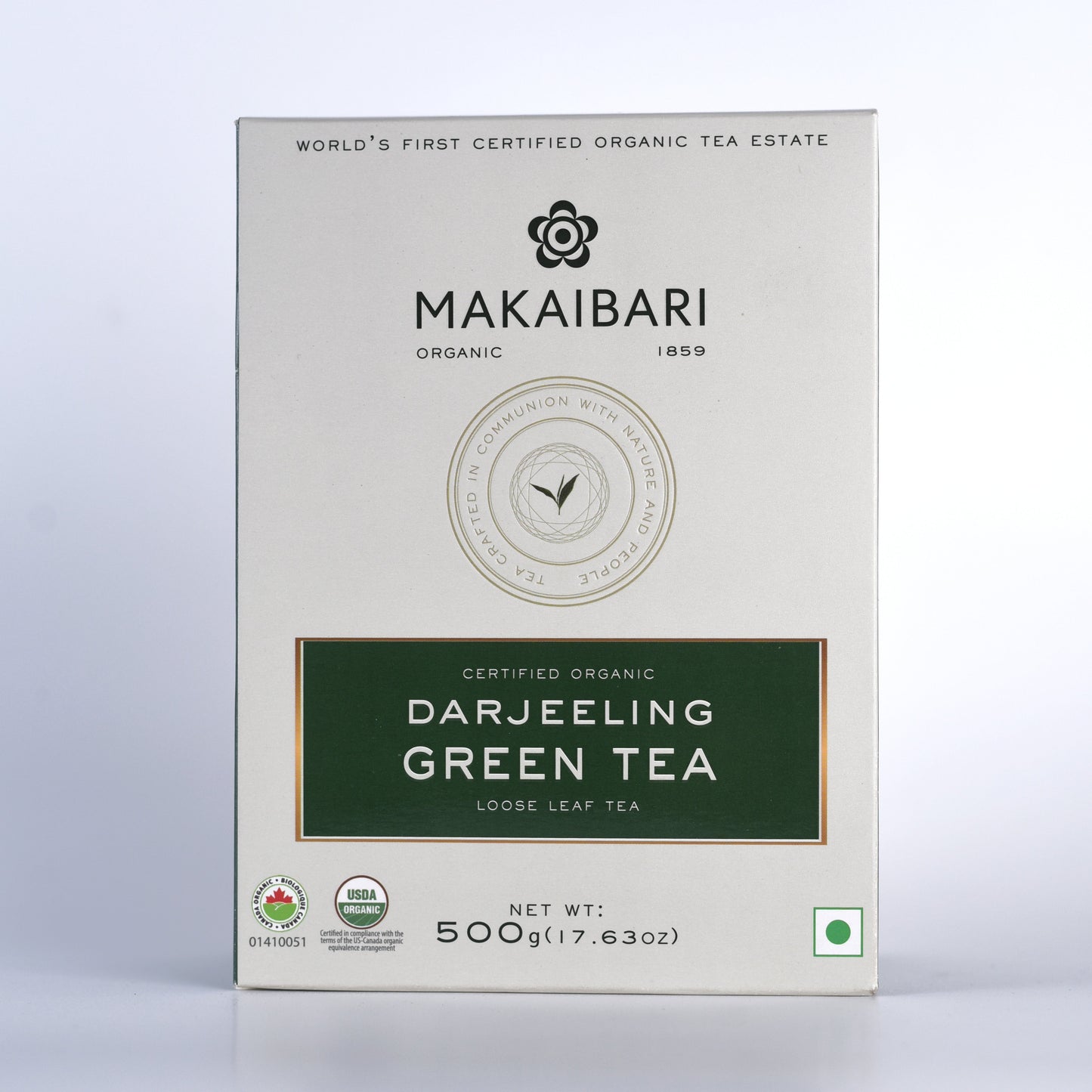 Makaibari Darjeeling Green Tea | 500 gm Loose Tea | Green Tea Loose Tea Pack - MAKAIBARI TEA