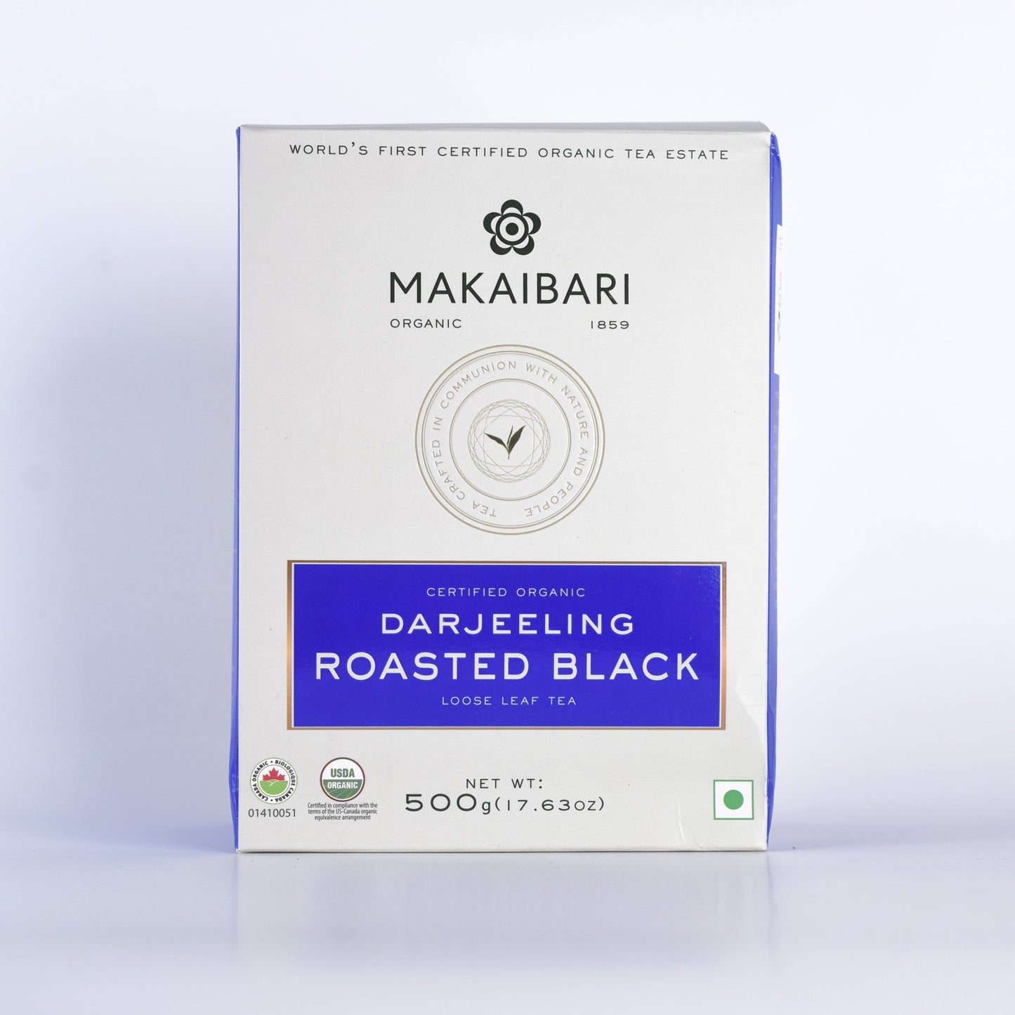 Makaibari Darjeeling Roasted Black Tea | 500 gm Loose Tea | Roasted Black Tea Loose Tea Pack - MAKAIBARI TEA