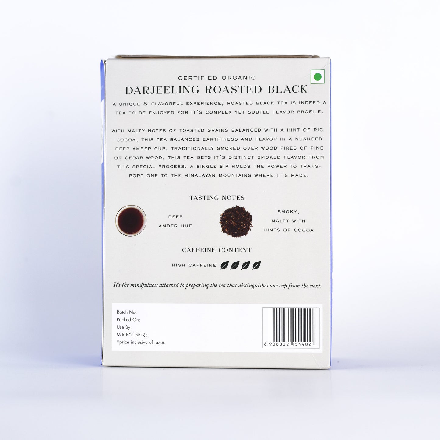 Makaibari Darjeeling Roasted Black Tea | 500 gm Loose Tea | Roasted Black Tea Loose Tea Pack - MAKAIBARI TEA