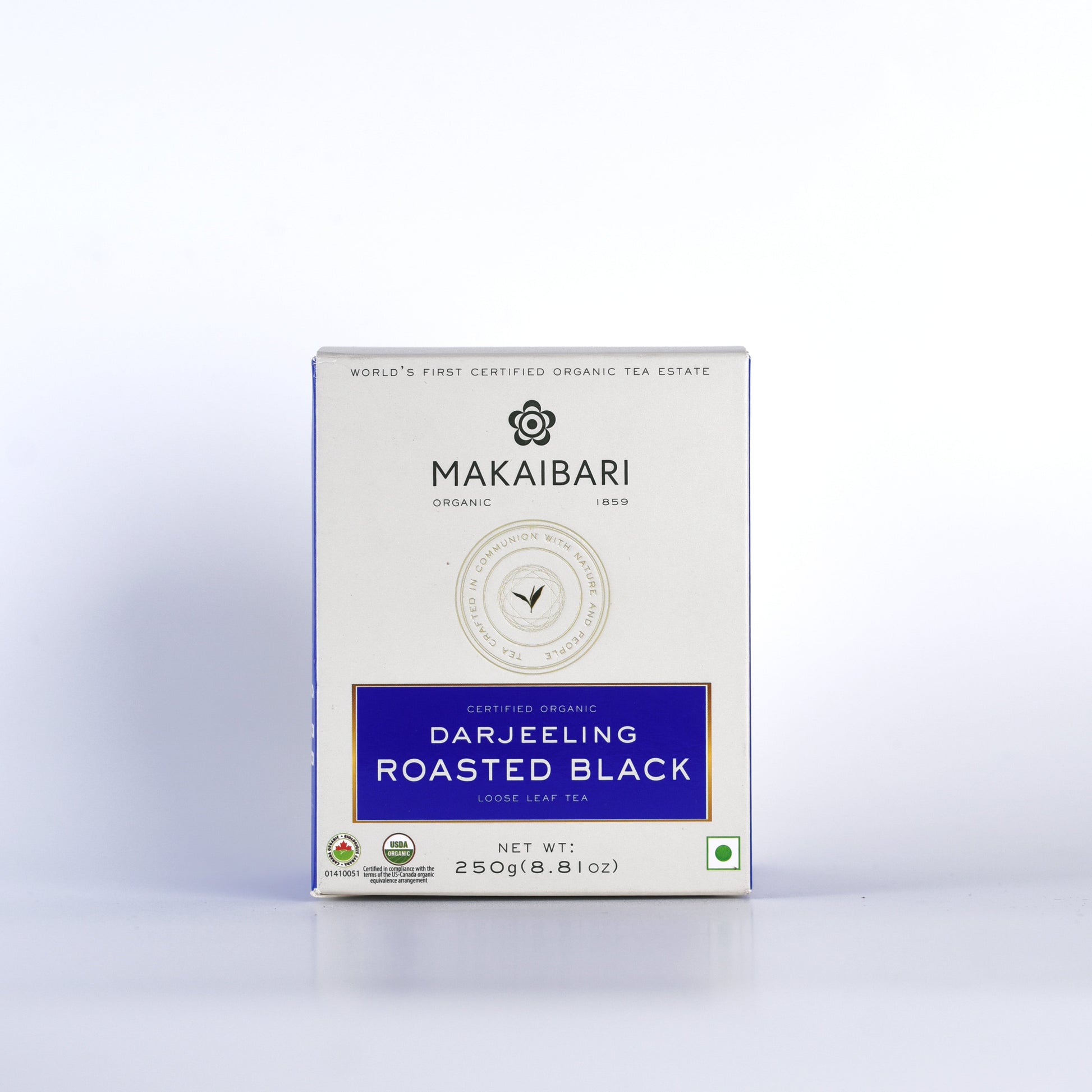 Makaibari Roasted Black Darjeeling Tea | 250 gm Loose Tea | Roasted Loose Black Tea Packed - MAKAIBARI TEA