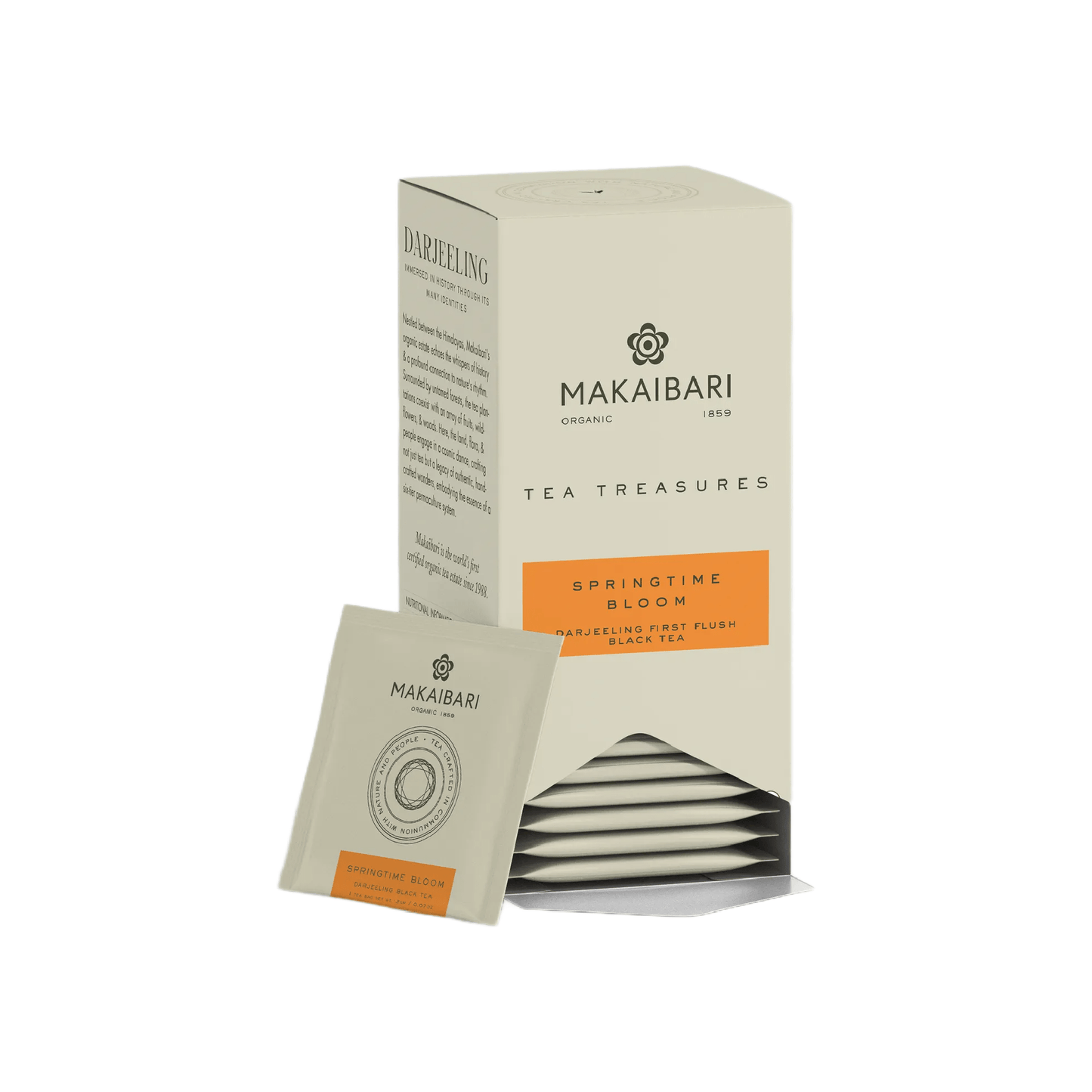 Makaibari Springtime Bloom | 25 Tea bags envelop | First Flush Black Tea - MAKAIBARI TEA