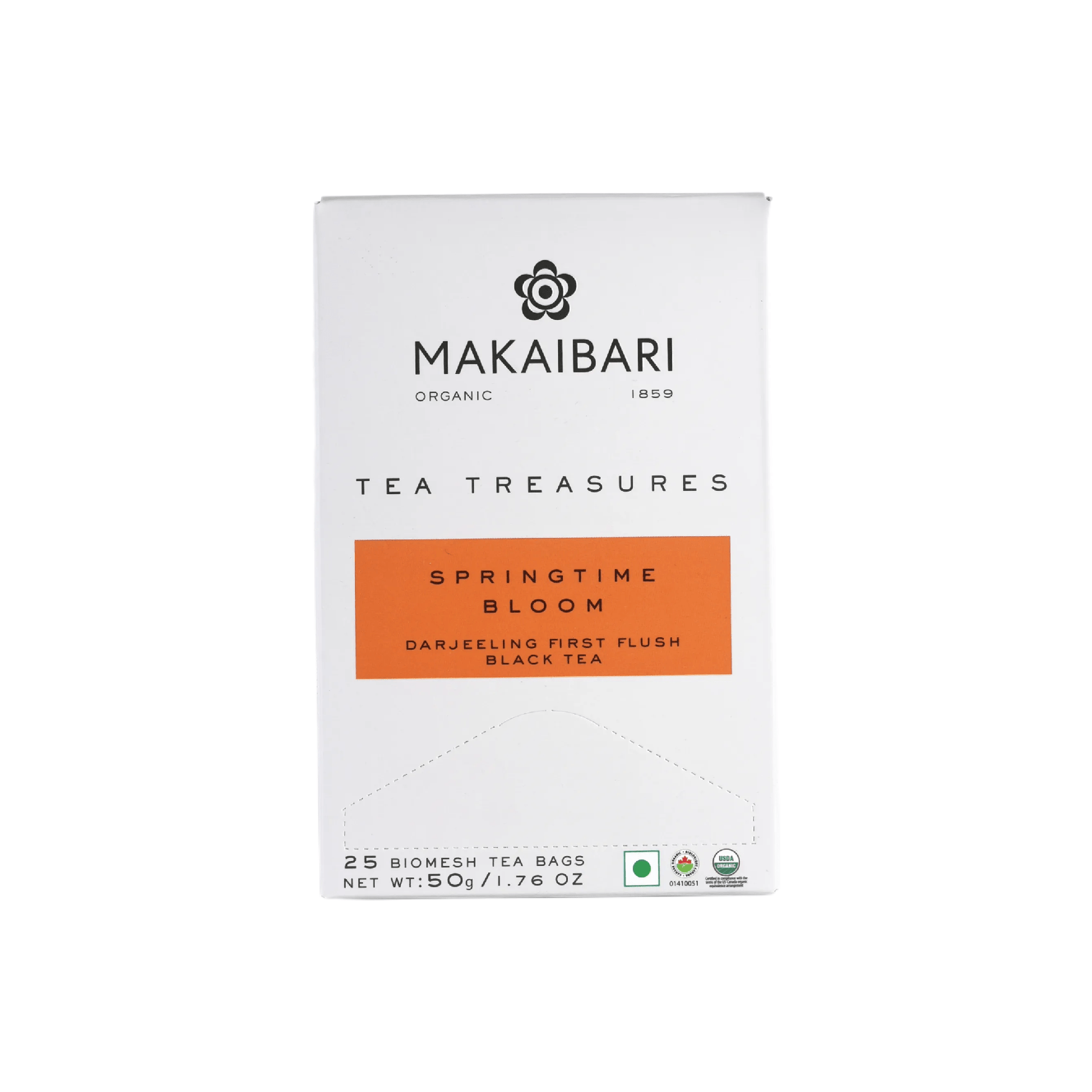 Makaibari Springtime Bloom | 25 Tea bags envelop | First Flush Black Tea - MAKAIBARI TEA