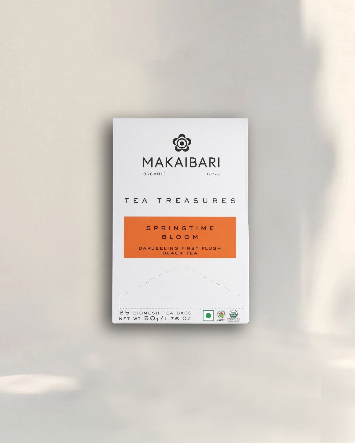 Makaibari Springtime Bloom | 25 Tea bags envelop | First Flush Black Tea - MAKAIBARI TEA