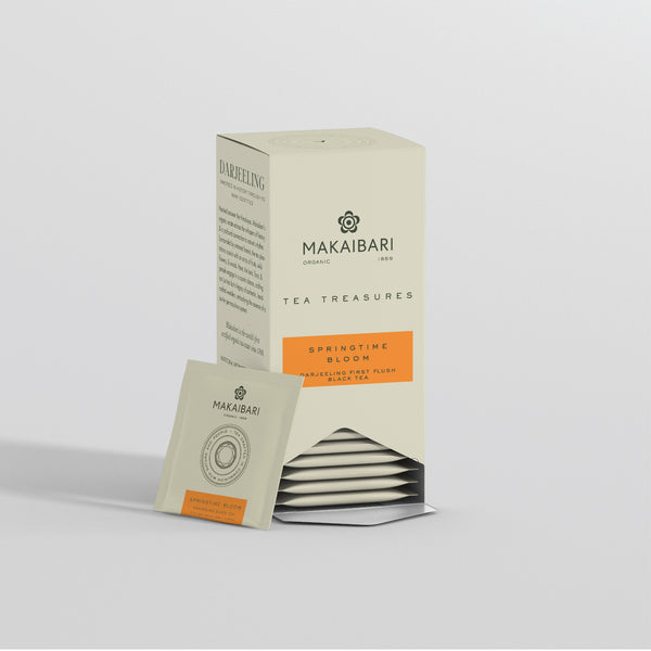 Makaibari Springtime Bloom | 25 Tea bags envelope | First Flush Black Tea - Makaibari Tea