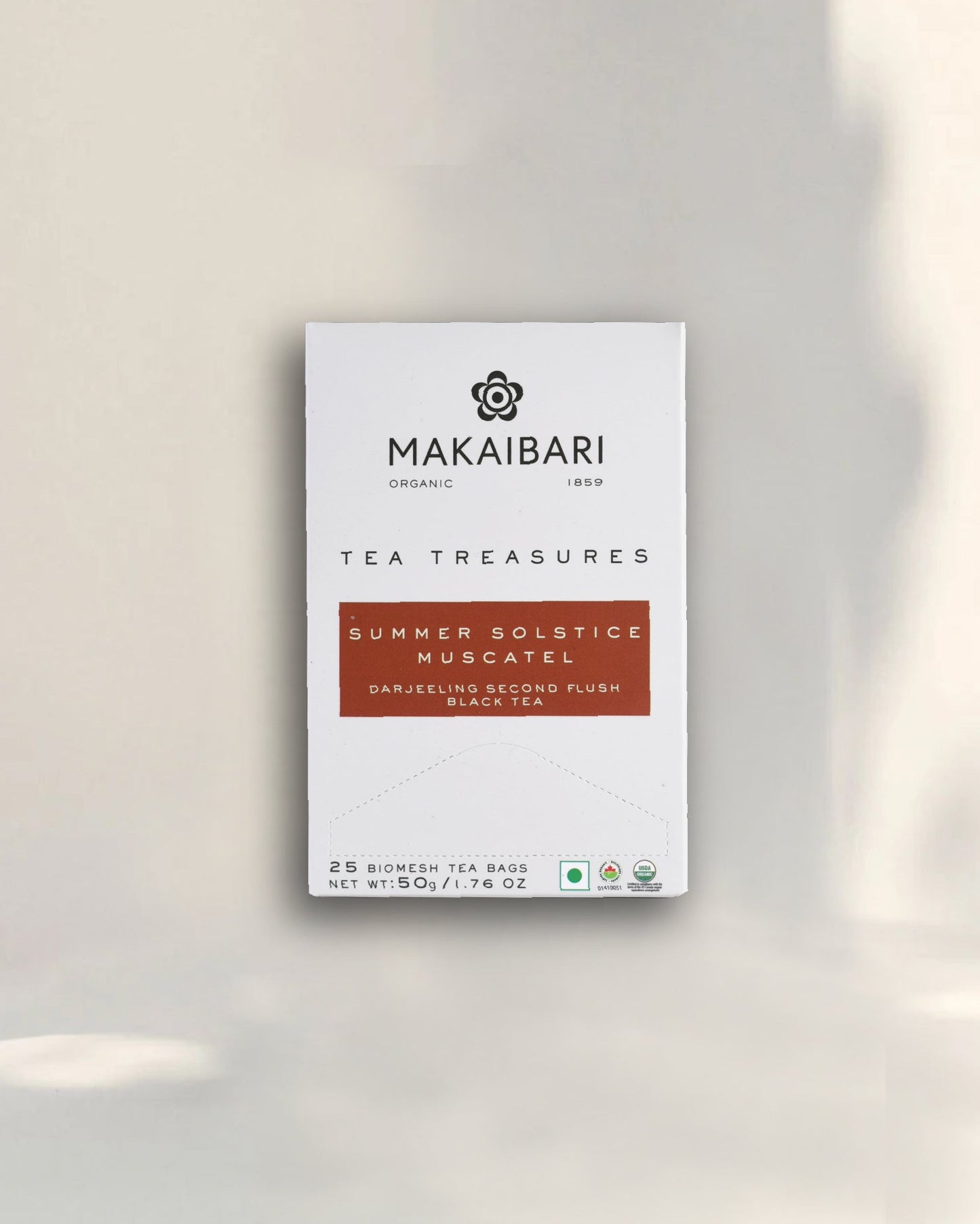 Makaibari Summer Solistace Muscatel | 25 Tea Bags | Second Flush Black Tea - MAKAIBARI TEA