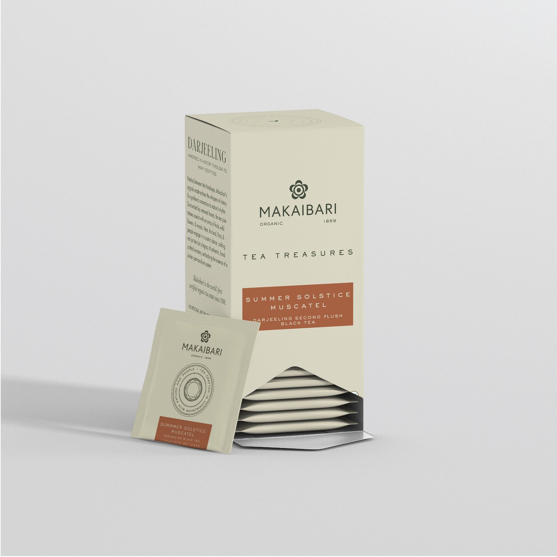 Makaibari Summer Solstice Muscatel | 25 Tea Bags | Second Flush Black Tea - Makaibari Tea