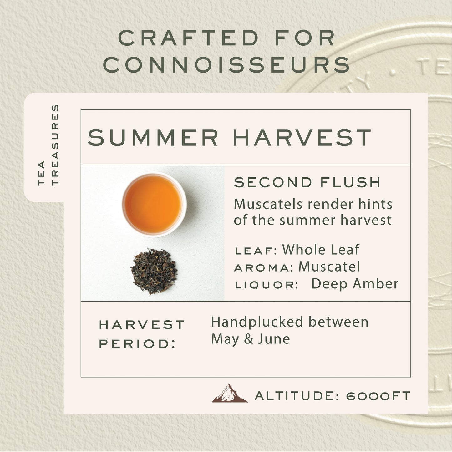 Makaibari Summer Solstice Muscatel | 25 Tea Bags | Second Flush Black Tea - Makaibari Tea