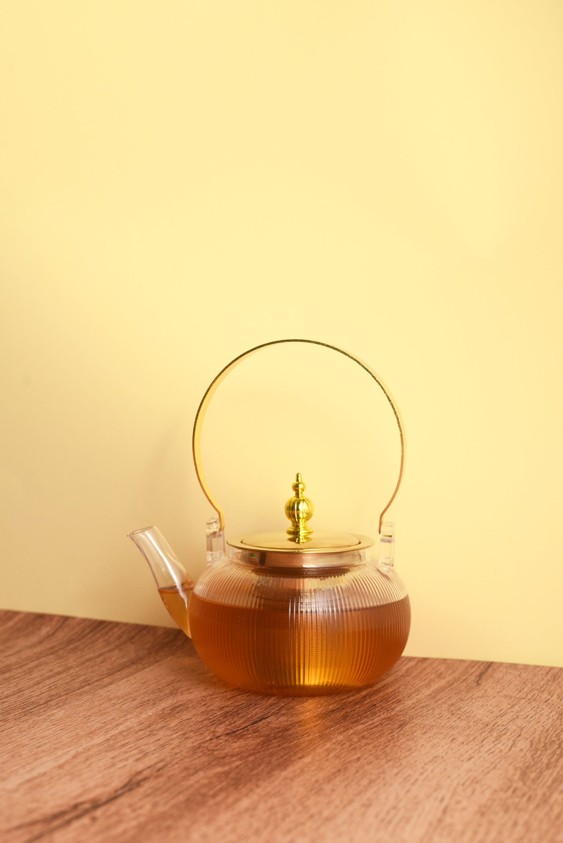 Royal Gold Glass Teapot - MAKAIBARI TEA