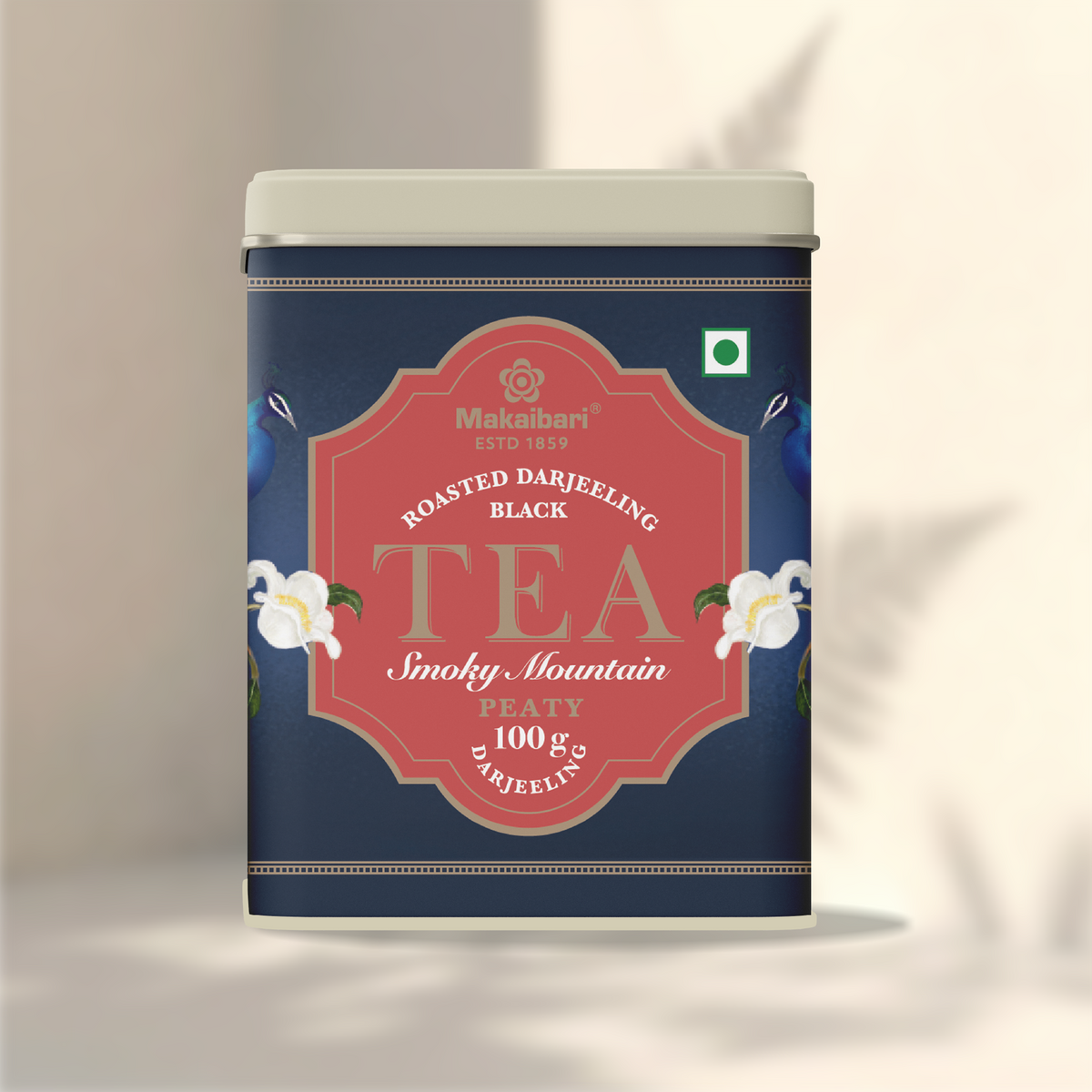 Smoky Mountain | 100 gm Tin Caddy | Roasted Darjeeling Black Loose Leaf Tea