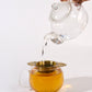 Tea Strainer Gold with Drip Bowl - MAKAIBARI TEA