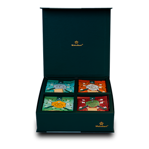 Limited Edition Specialty Gift Pack in 4 Assorted Flavours  (Hard Pack - Japanese Fuso Biodegradable Tea Bags)