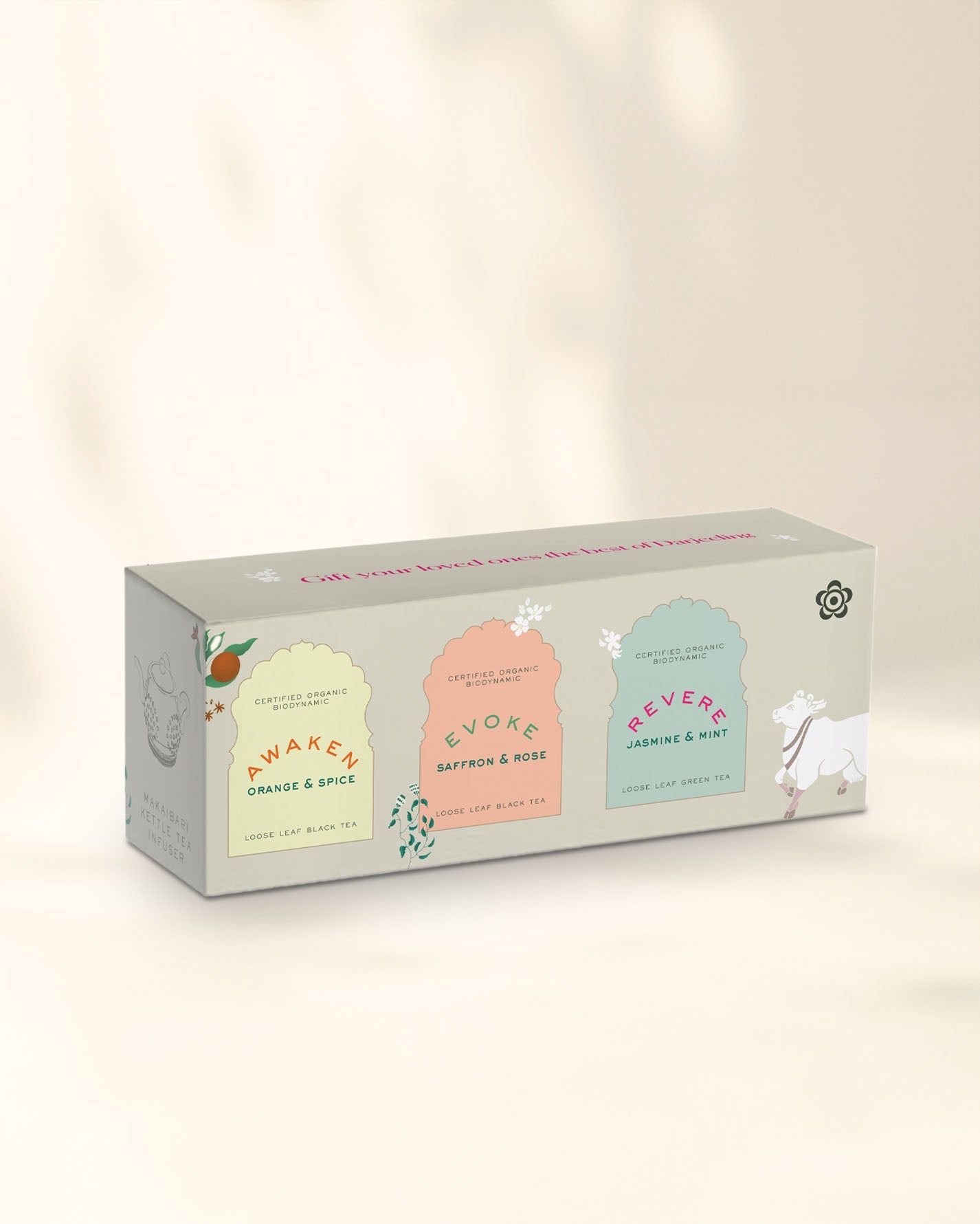 Festive Black Tea Pack Assortment with Kettle Tea Infuser