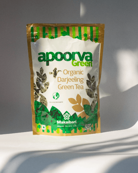 Apoorva Green Organic Darjeeling Green Tea Carton Box - MAKAIBARI TEA