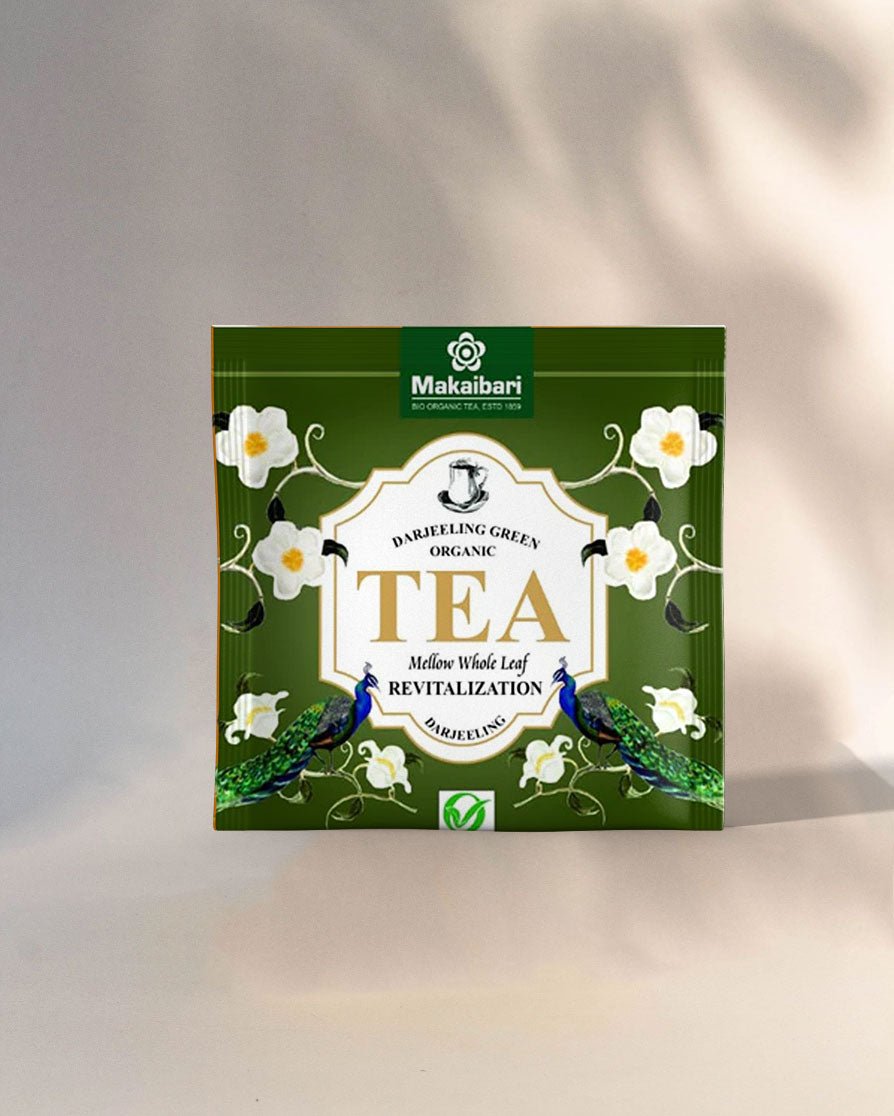 Biodegradable Fuso Pyramid Tea Bag DARJEELING GREEN - 50 S - MAKAIBARI TEA