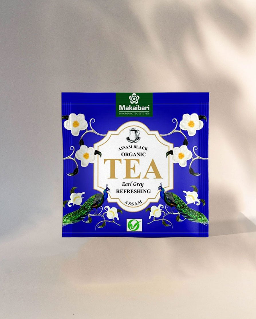 Biodegradable Fuso Pyramid Tea Bag EARL GREY - 50 S - MAKAIBARI TEA