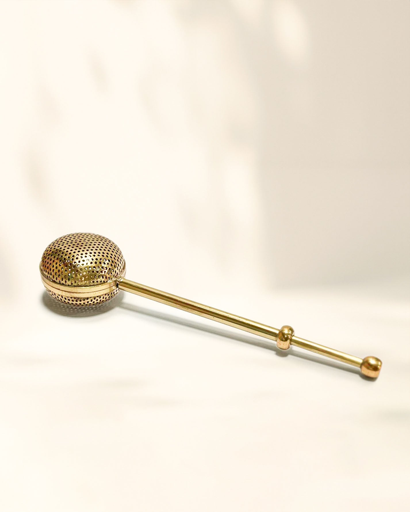 Brass Loose Tea Sliding Infuser - MAKAIBARI TEA