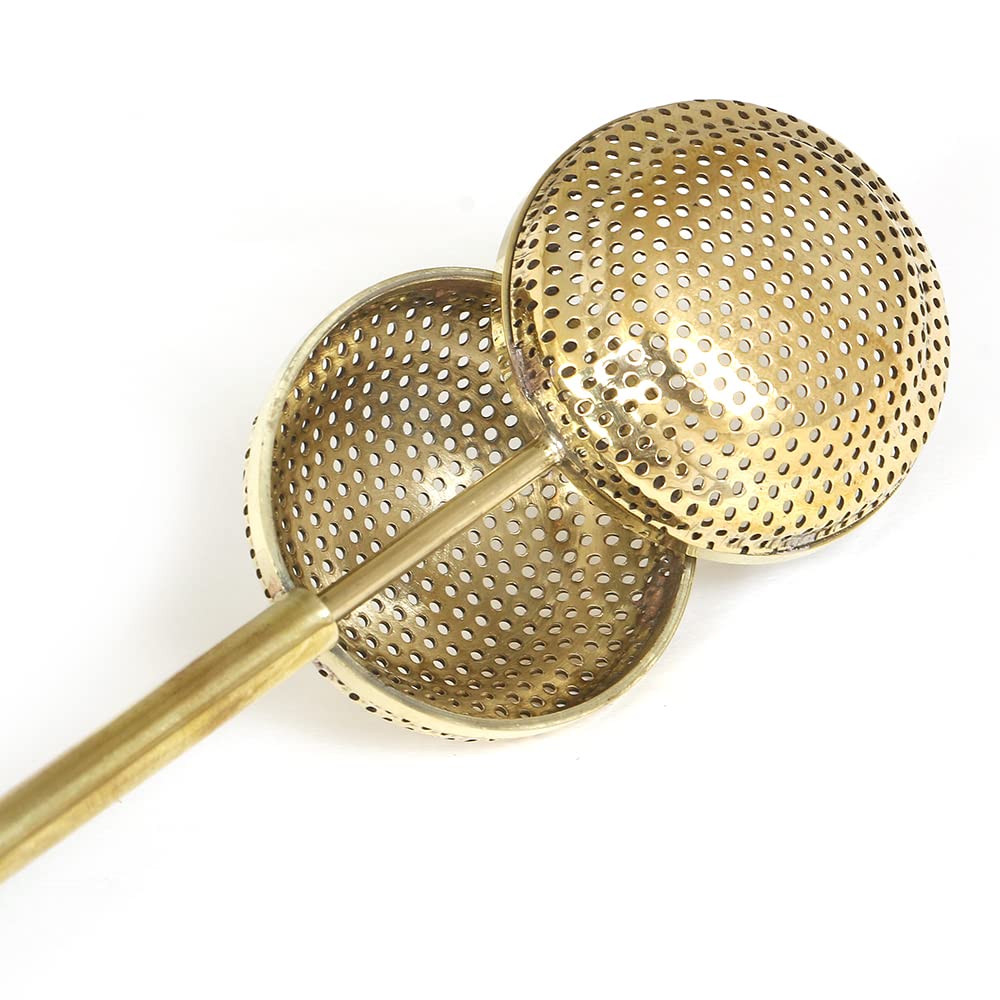 Brass Loose Tea Sliding Infuser - MAKAIBARI TEA